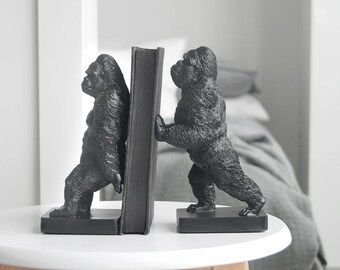 Gorilla Bookend Set