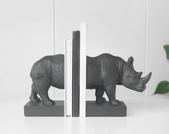 Rhino Bookends