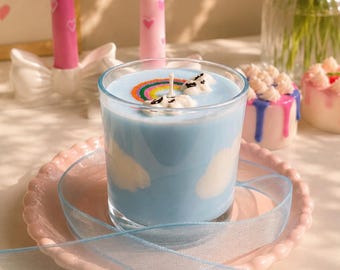 Sky Candle - Clouds Candle - Unique Home Decor - Gift for Him/Her - Handmade Soy Candles