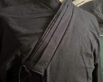 Luke Skywalker Shirt- jedi tunic shirt cosplay- Black Jedi under Tunic