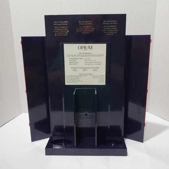 Vtg YSL Opium Pour Homme MEN Double Factice Dummy… - image 10