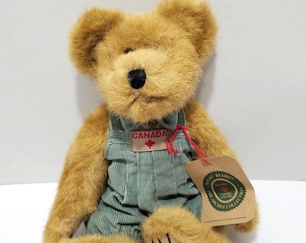 Vtg Boyds&#39; Bears Rare Retired Canadian Exclusive The Archive Collection AP Gold