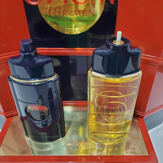 Vtg YSL Opium Pour Homme MEN Double Factice Dummy… - image 7