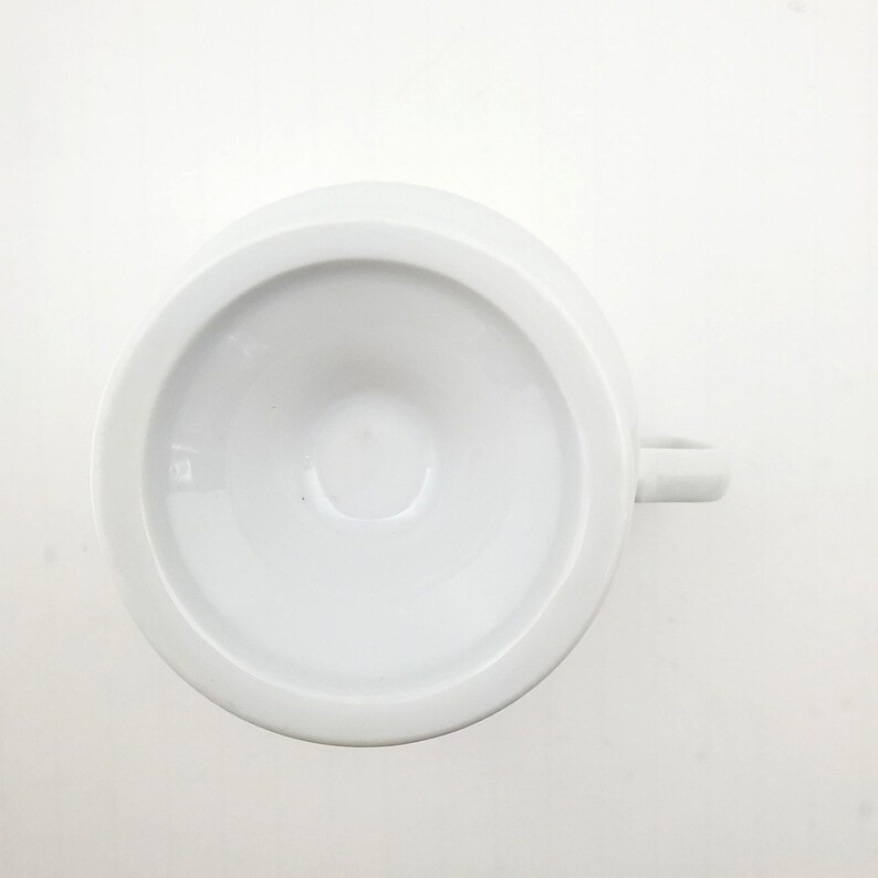 Taza de café de cerámica vintage de 8 oz con pedestal de Mickey Mouse de Walt Disney imagen 5