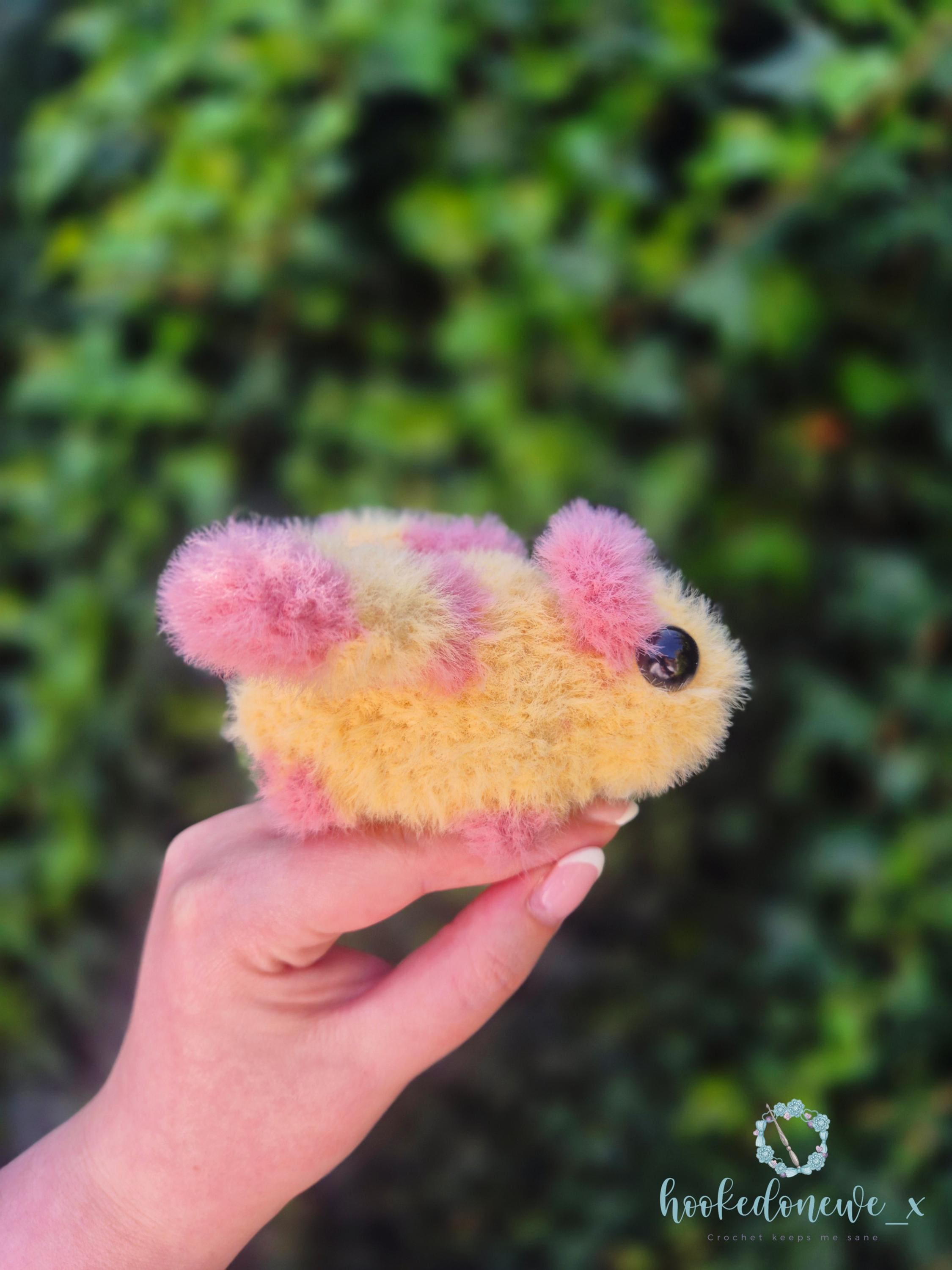 37 Moth Crochet Patterns for Amigurumi, Wearables, and Whimsical Home Decor 16 Crochet Pattern: Ywena the Rosy Maple Moth