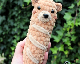 Patrón de crochet: Bearguette (costura baja)