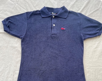 Childrens Blue Izod LaCoste Terry Cloth Polo Shirt