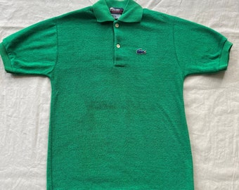 Childrens Green Izod LaCoste Terry Cloth Polo Shirt