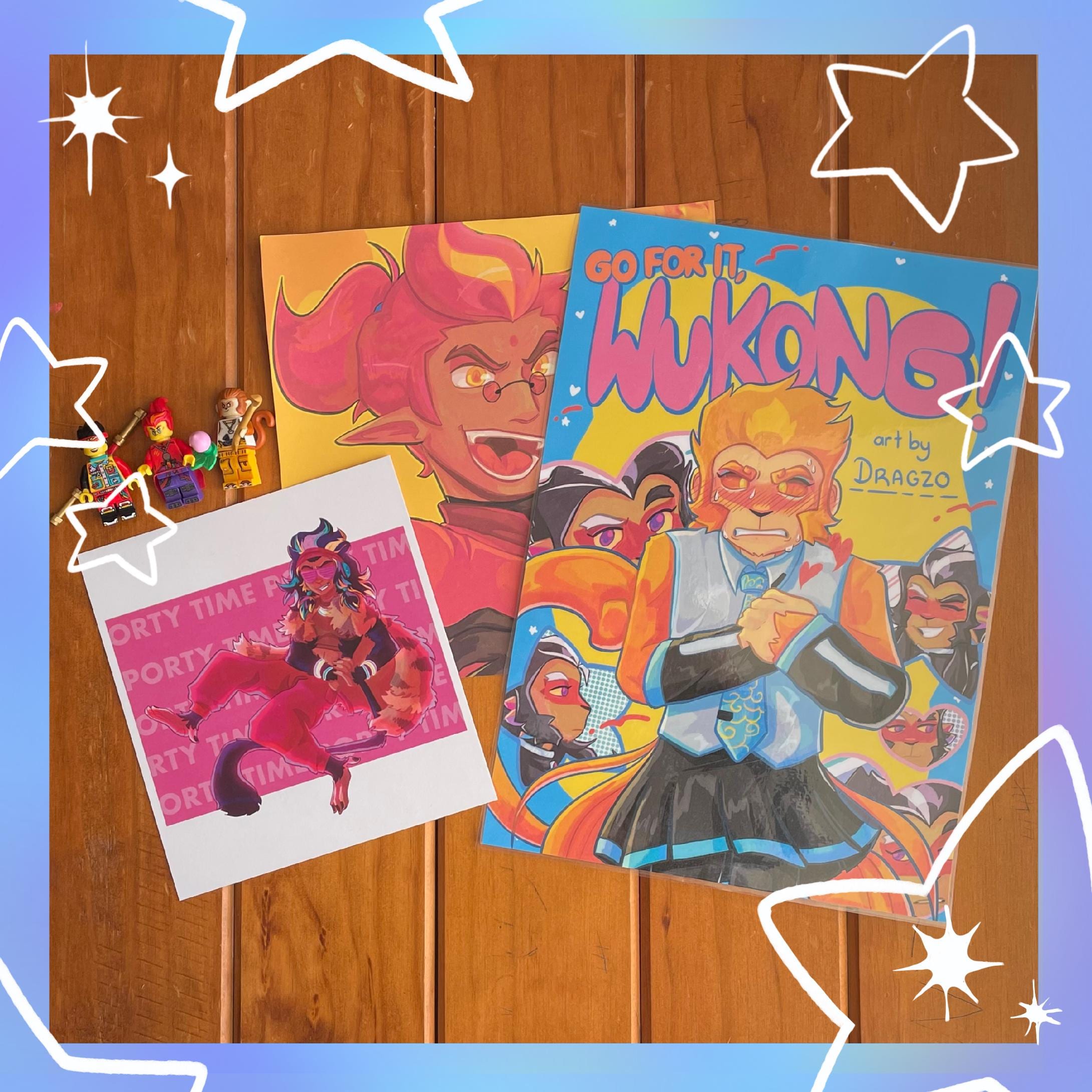 Monkie Kid Prints - Etsy