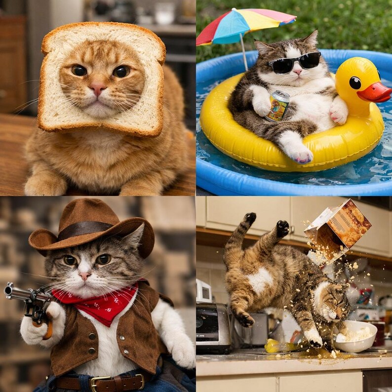 Funny Cat Photo - Etsy