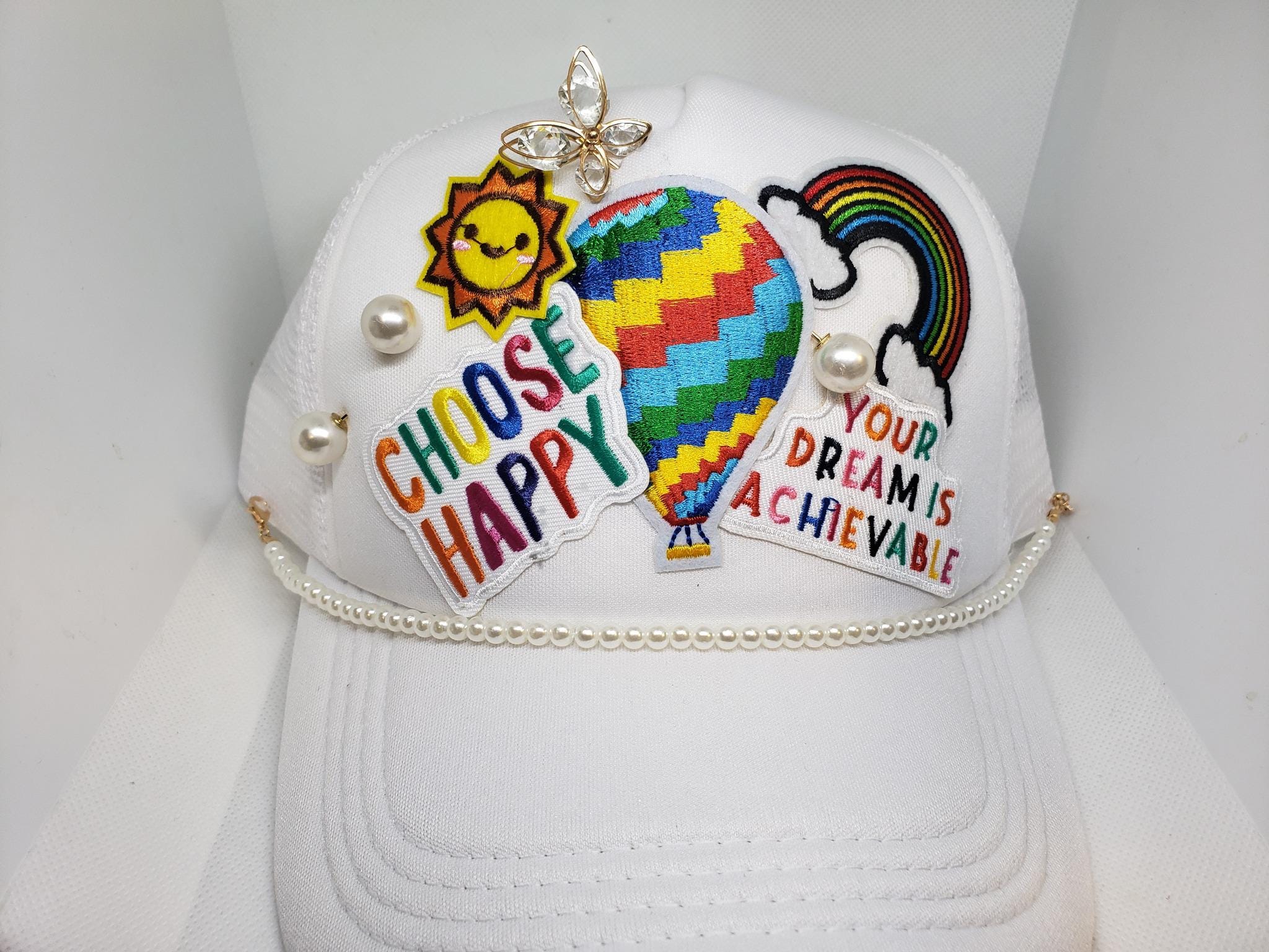 Hot Air Balloon Baseball Cap - Etsy display picture 3