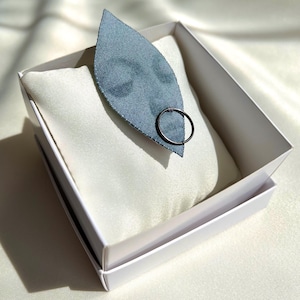 Pierced Face Jewelry - Handmade Fabric Brooch, Unique Fabric Face Brooch - Artist Gift and Textile Art from Ukraine