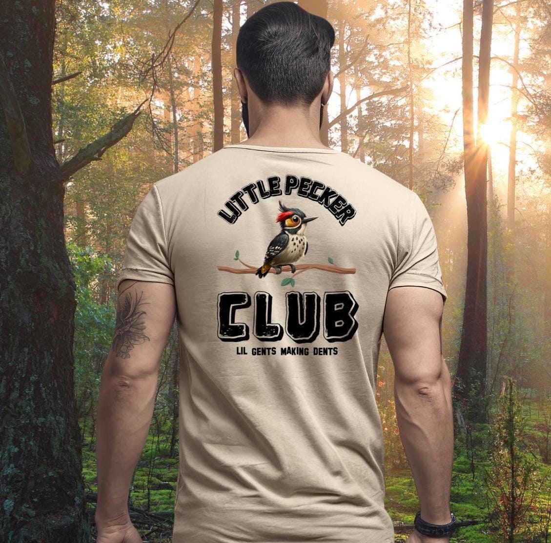 Little Pecker Club Unisex Softstyle T-shirt, Funny Men's
