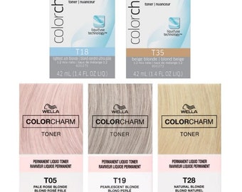 Wella Color Charm T18, T05, T19, T28, T35 de tu elección // Tónico, sombreador de cabello líquido