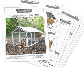 DIY Hühnerstall Baupläne - Kleiner Hühnerstall mit Auslauf PDF Holzbearbeitungsplänen