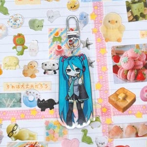 Hatsune Miku Inspired - Keychain
