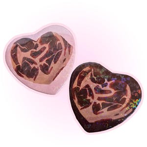 Meaty heart badge