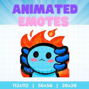 Può includere: Emoji animato con un viso blu, capelli rossi e arancioni e mani blu che coprono il viso. L'emoji è su uno sfondo a griglia bianca.