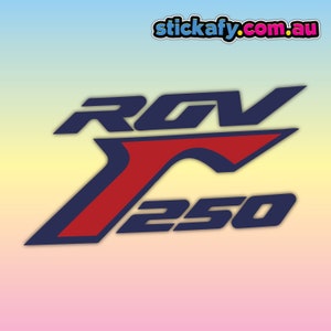 RGV250 Sticker - Waterproof Vinyl Sticker | Aussie Funny Meme Bogan Australia 4x4 4WD Boat Car Window Bumper Decal