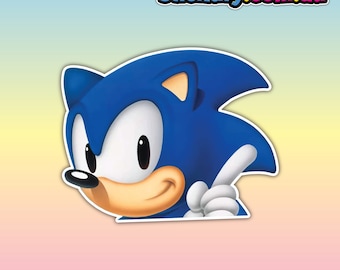 Sonic Sticker - Waterproof Vinyl Sticker | Aussie Funny Meme Bogan Australia 4x4 4WD Boat Car Window Bumper Decal