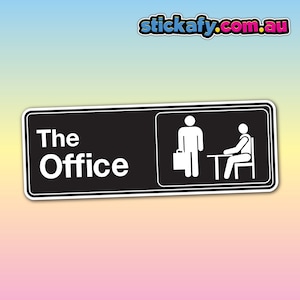The Office Sticker - Waterproof Vinyl Sticker | Aussie Funny Meme Bogan Australia 4x4 4WD Boat Car Window Bumper Decal