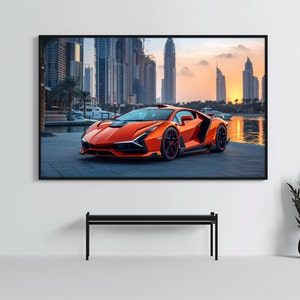Lamborghini Sián Poster | Hyper Auto Kunstdruck | Super Auto-Wand-Dekor | Jungen Zimmer & Home Office Dekor | Auto Geschenke | Motorsports Kunstwerk