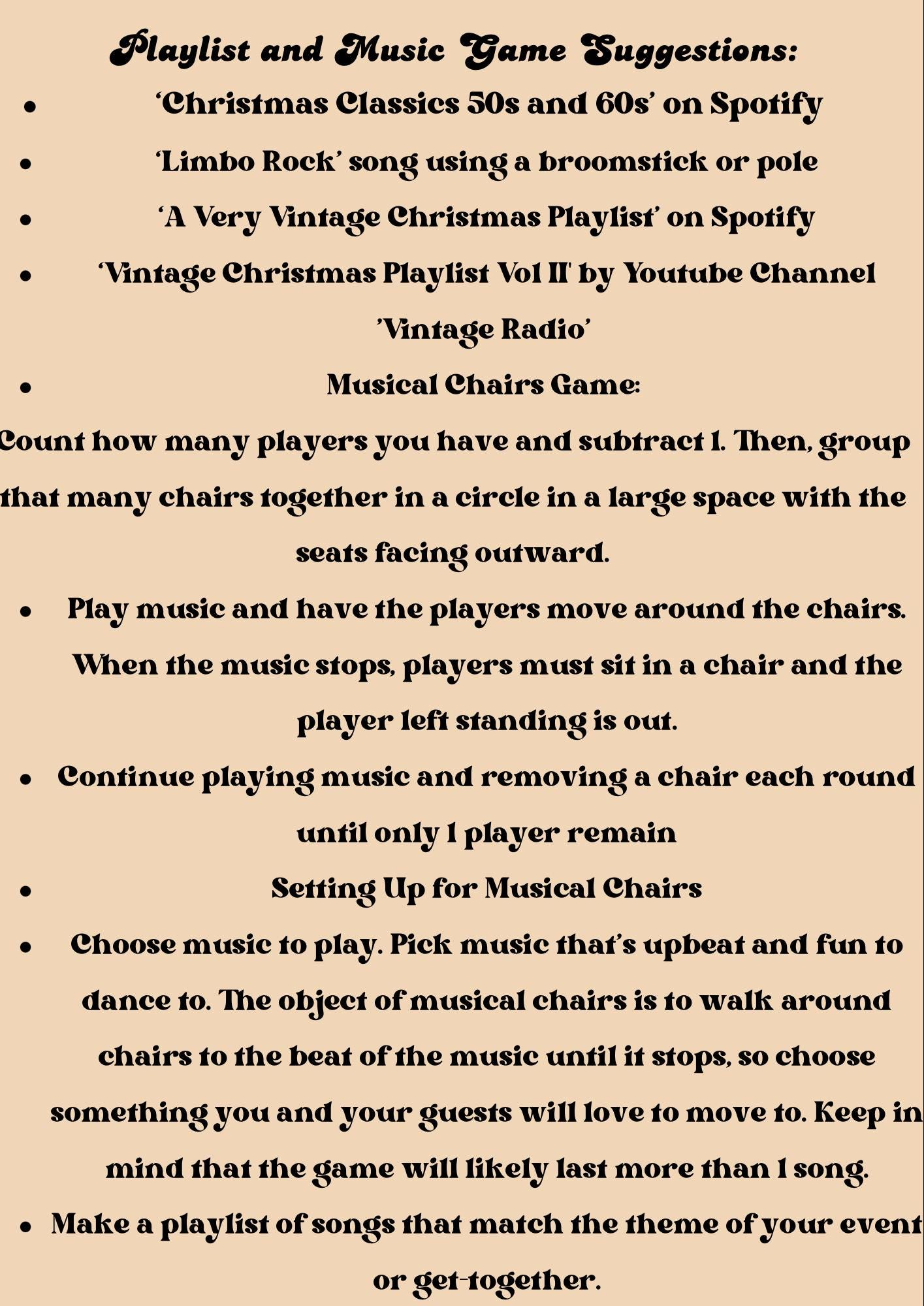 Vintage Party Games-retro Party Games-christmas Party Games-vintage ...