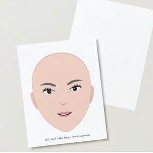 Face Painting Practice Board-Face Painting practice-Face Paint Learning-beginner face painting-face painting-painting practice-face paint