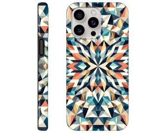 Mandala Polygon iPhone 14 Pro Max case, Customize iPhone Case for iPhone 14 13 12 11 Pro XR XS X 2020 2022