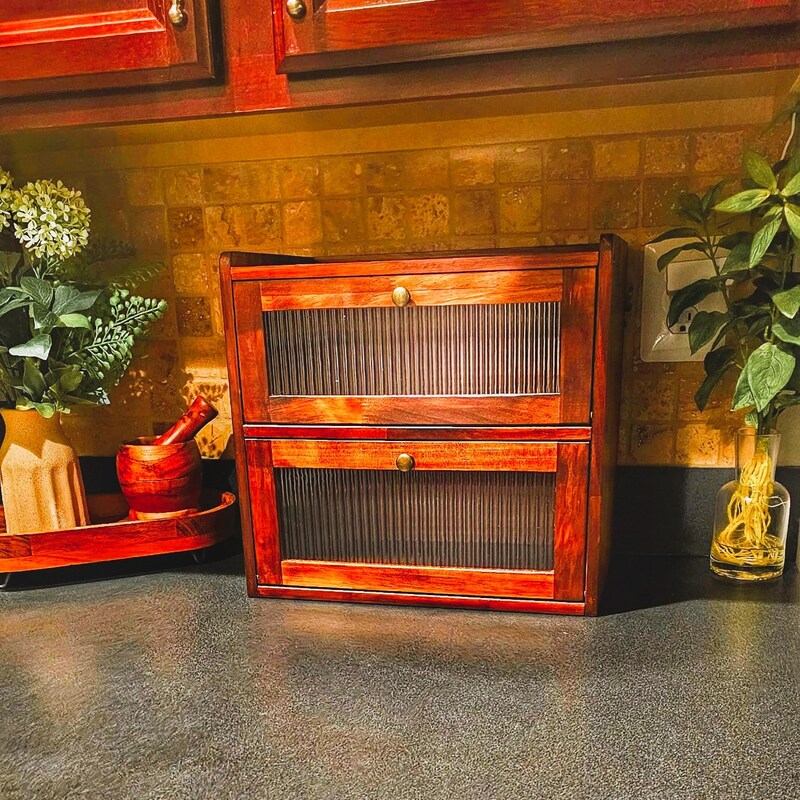 Vintage Bread Box - Etsy