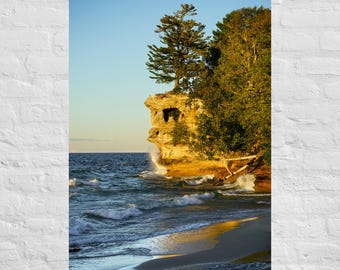 Fotografía del atardecer en Chapel Rock: póster e impresión en lienzo