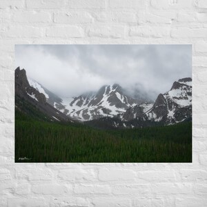 Rocky Mountain Photography, Colorado Rocky Mountains, Mountain Canvas Print
