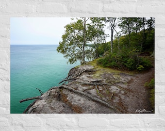 Fotografía de la costa nacional del lago Superior Pictured Rocks: póster e impresión en lienzo