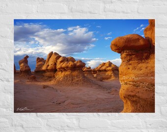 Utah Desert at Goblin Valley State Park Photography: Poster and Canvas Print