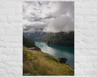 Diablo Lake in North Cascades National Park Photography: Poster and Canvas Print