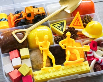 Construction Playdough Sensory Kit