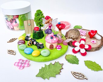 Enchanted Playdough Jar for Fairy Garden Birthday Party Toddler Sensory Learning Gift