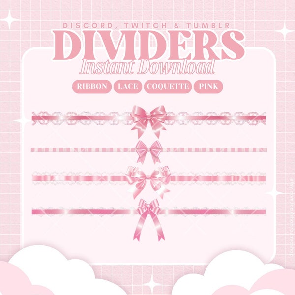 Pink Discord Dividers Etsy