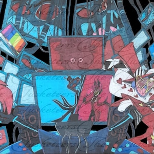 Hazbin Hotel-The Vees Print