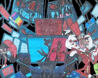 Hazbin Hotel-The Vees Print