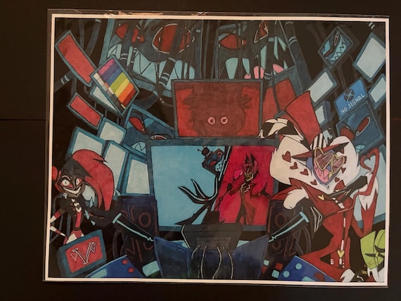 Hazbin Hotel-the Vees Print - Etsy