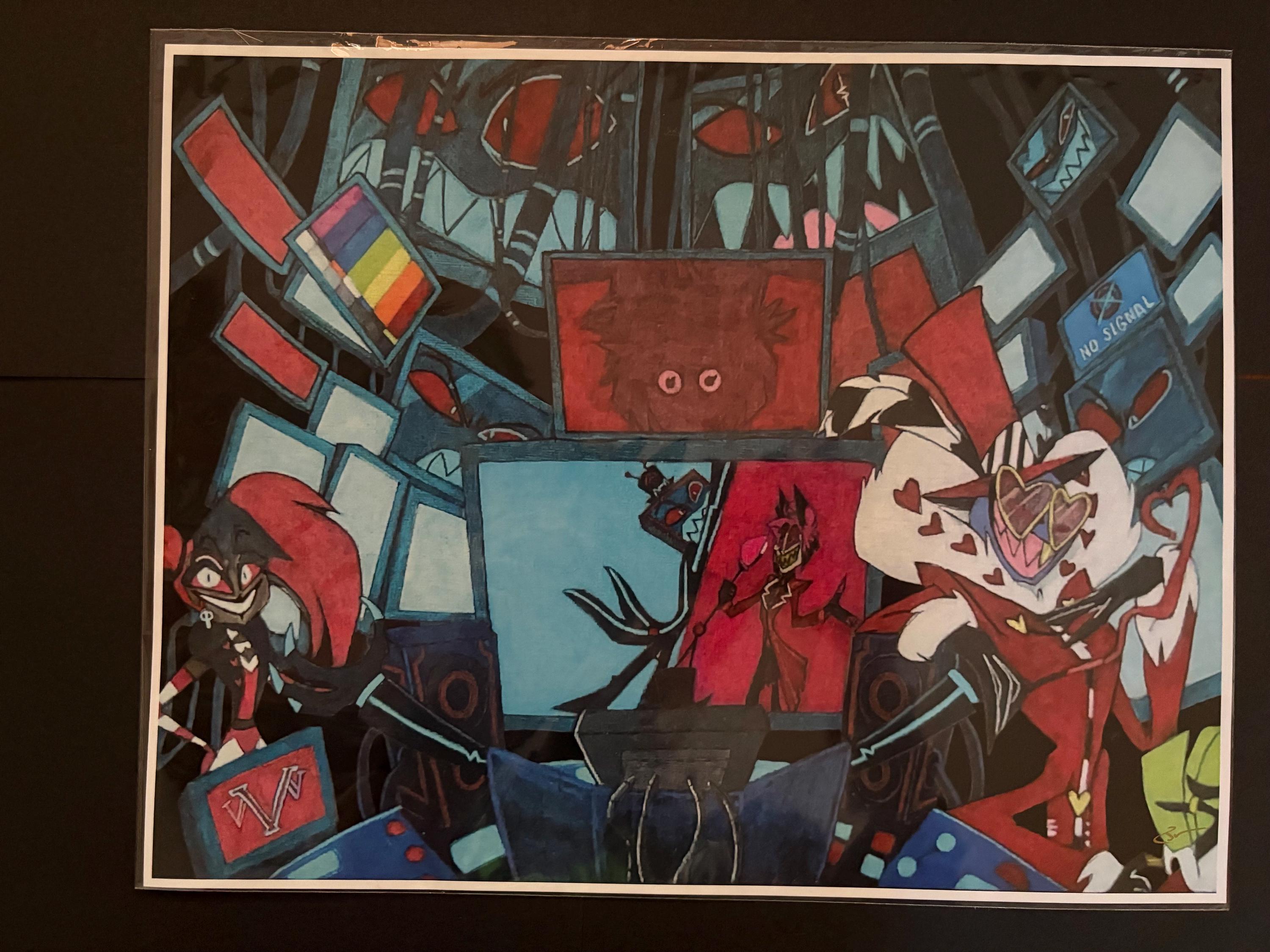 Hazbin Hotel-the Vees Print - Etsy