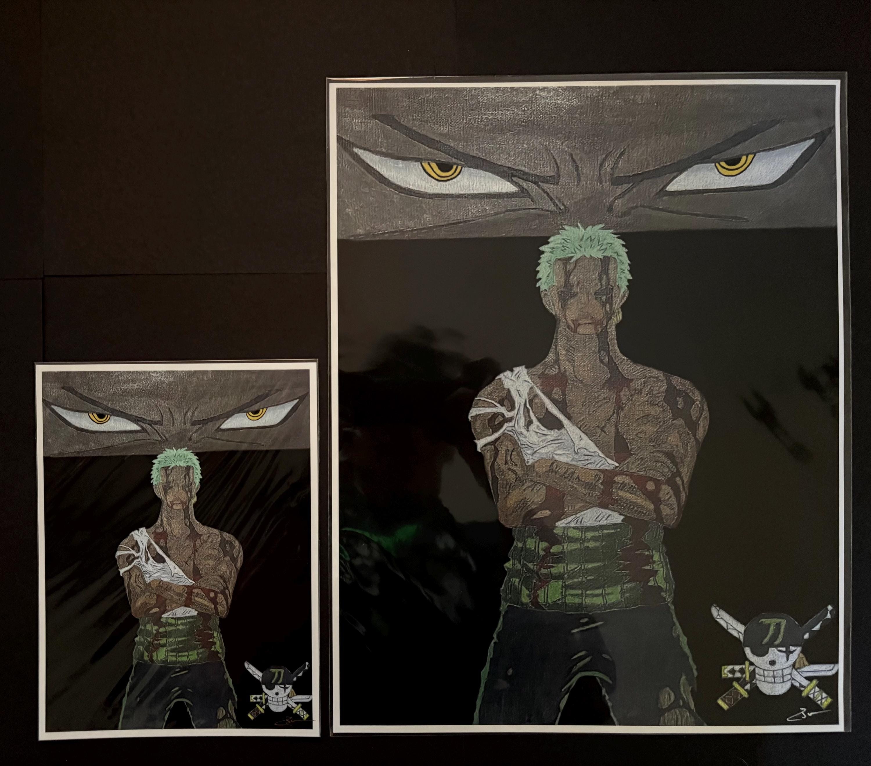 One Piece- Zoro Print - Etsy