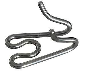 Collar de púas Herm Sprenger (estándar) – Eslabones de repuesto/extensor de acero inoxidable y acero inoxidable negro