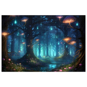 Enchanted Forest Jigsaw Puzzle for Adult/Teens - Perfect Gift for Puzzle Lovers (Various sizes available)