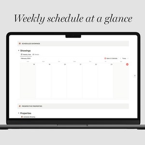 Real Estate CRM Notion Template | Realtors Dashboard | Real Estate Agent Planner | Notion Organizer & Tracker | Property Management System image 3