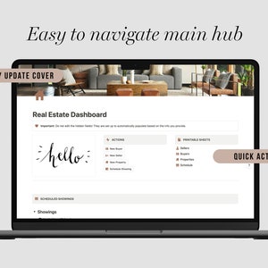 Real Estate CRM Notion Template | Realtors Dashboard | Real Estate Agent Planner | Notion Organizer & Tracker | Property Management System image 2