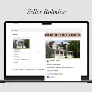Real Estate CRM Notion Template | Realtors Dashboard | Real Estate Agent Planner | Notion Organizer & Tracker | Property Management System image 6