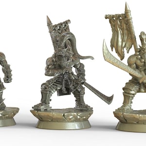 Orc Package, Heritage sets male and female, Deathbringer, World of Wacraft, Stl, Economic Package