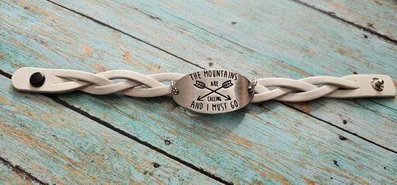 Leather braided mystery bracelet